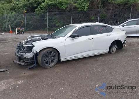 2021 Acura Tlx A-Spec Package from USA, damaged, VIN 19UUB6F5XMA002115